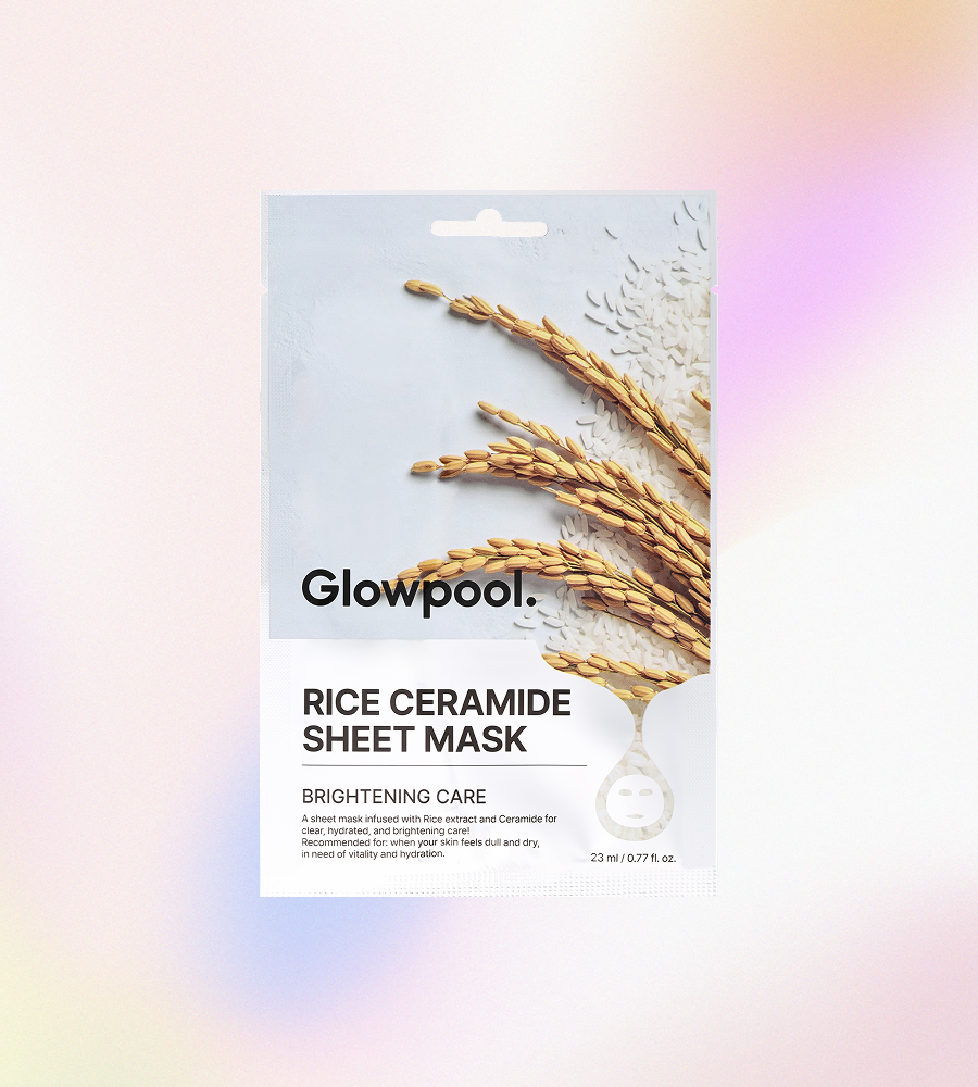Glowpool Rice Ceramide Sheet Mask (10 sheets)