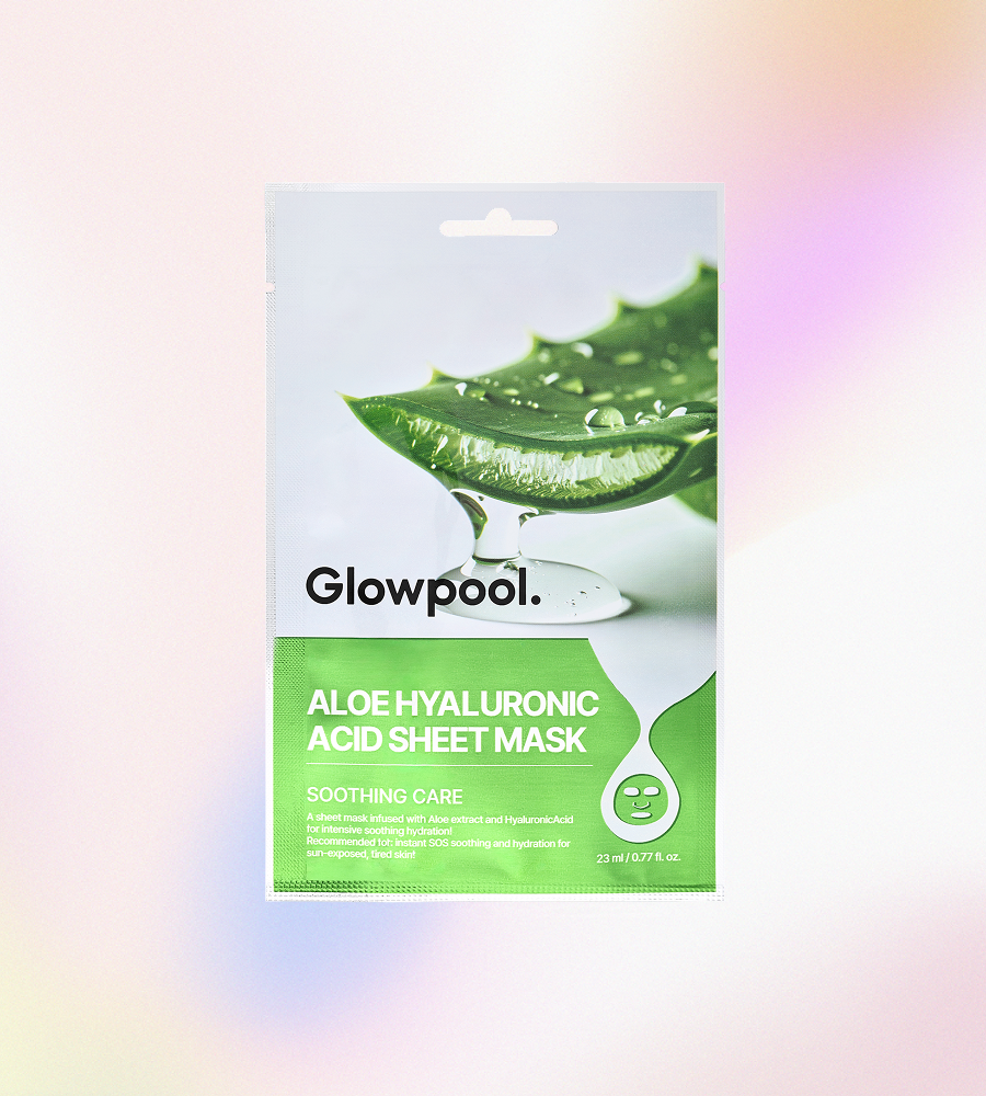 Glowpool Aloe Hyaluronic Acid Sheet Mask (10 sheets)