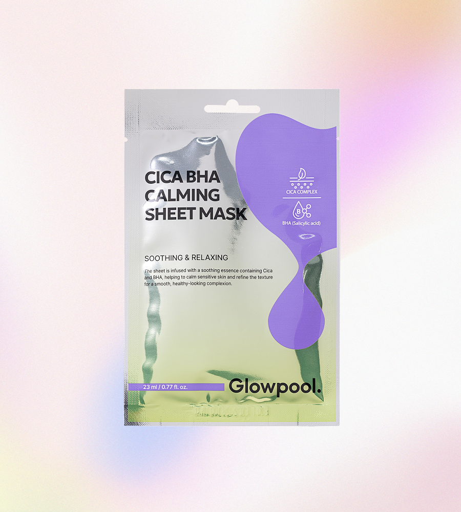 Glowpool Cica BHA B5 Calming Sheet Mask (10 sheets)