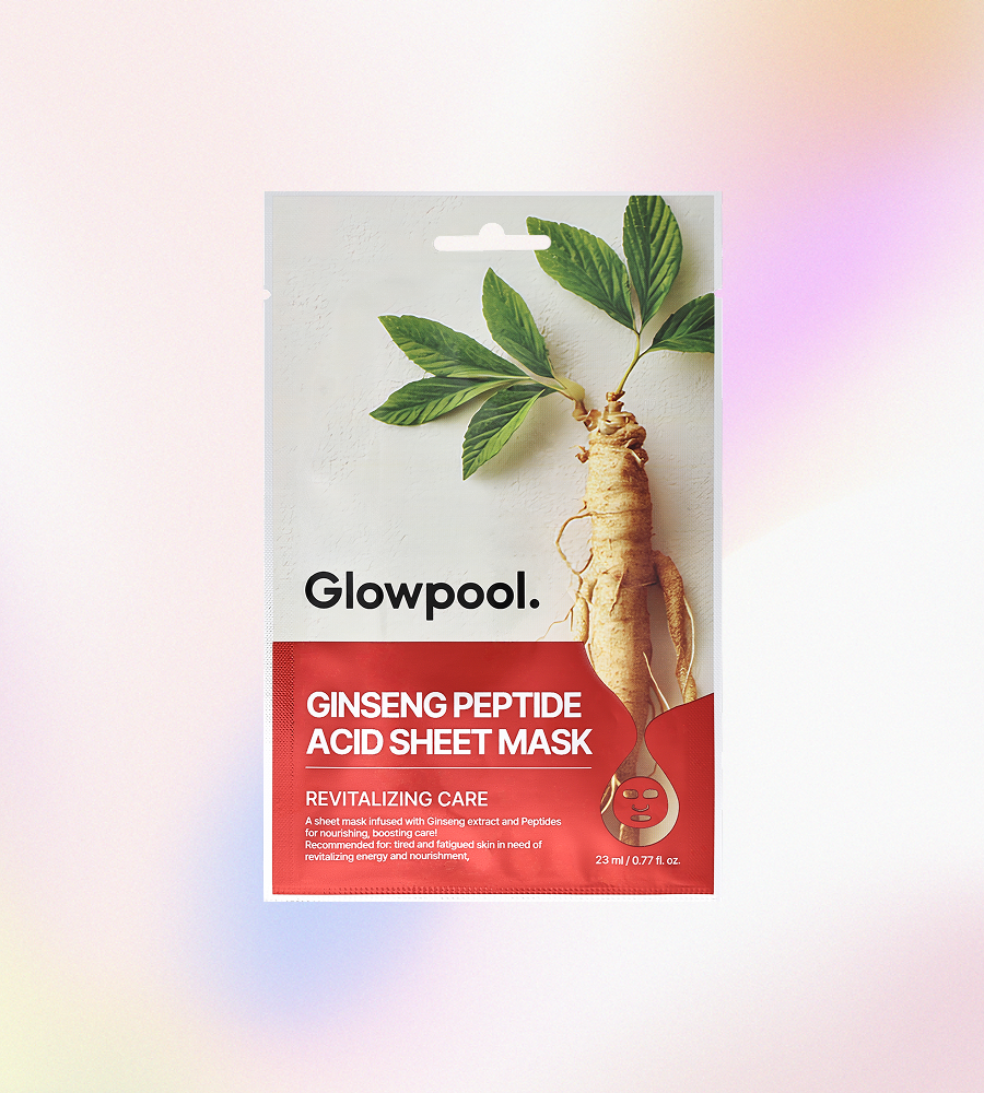 Glowpool Ginseng Peptide Sheet Mask (10 sheets)