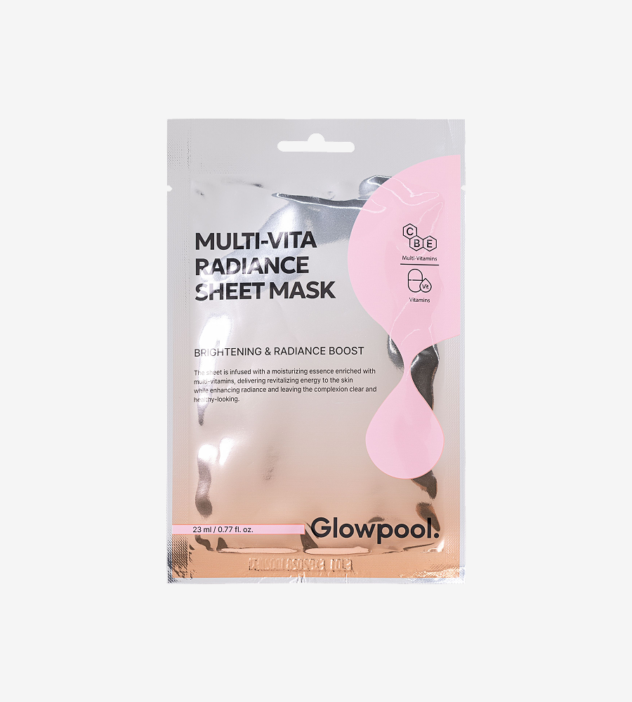 Glowpool Multi Vita Radiance Sheet Mask (10 sheets)