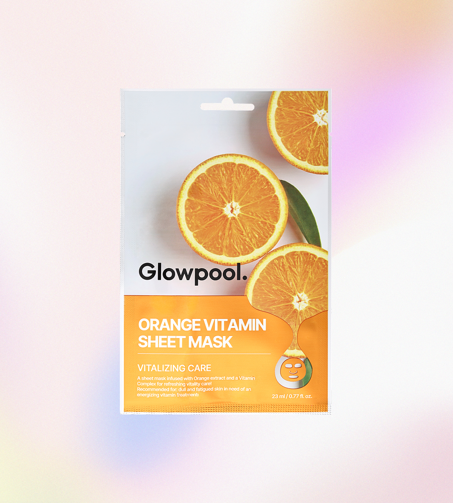 Glowpool Orange Vitamin Sheet Mask (10 sheets)